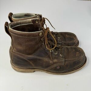 Thorogood Men’s Brown Leather Lace Up Work Boots‎ Size 14